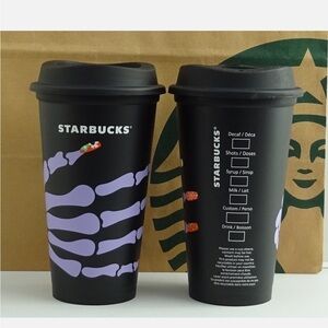 Limited Edition/UK-Only Starbucks Skeleton Hand Reusable Tumbler (ships from US)